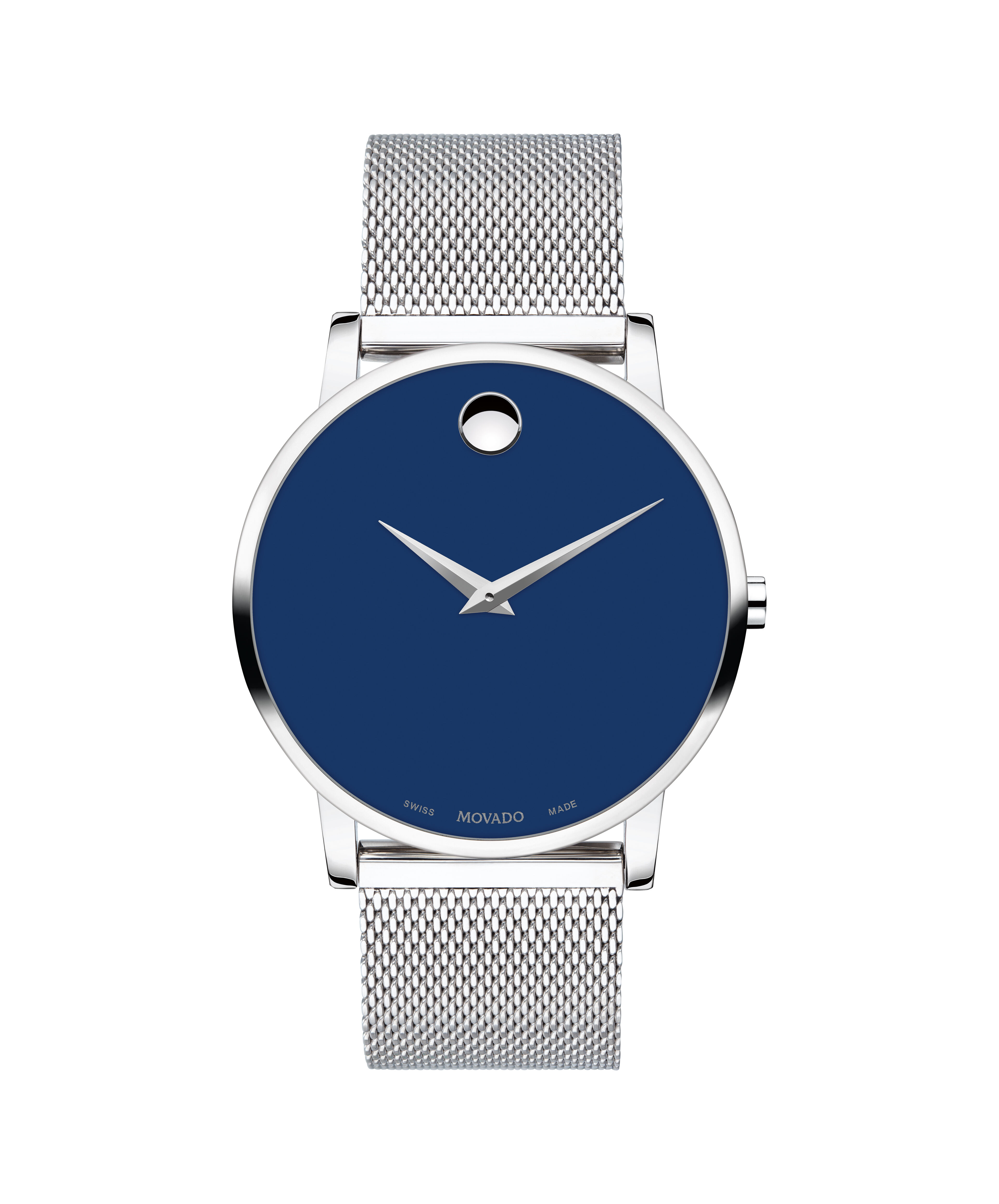 movado museum blue face