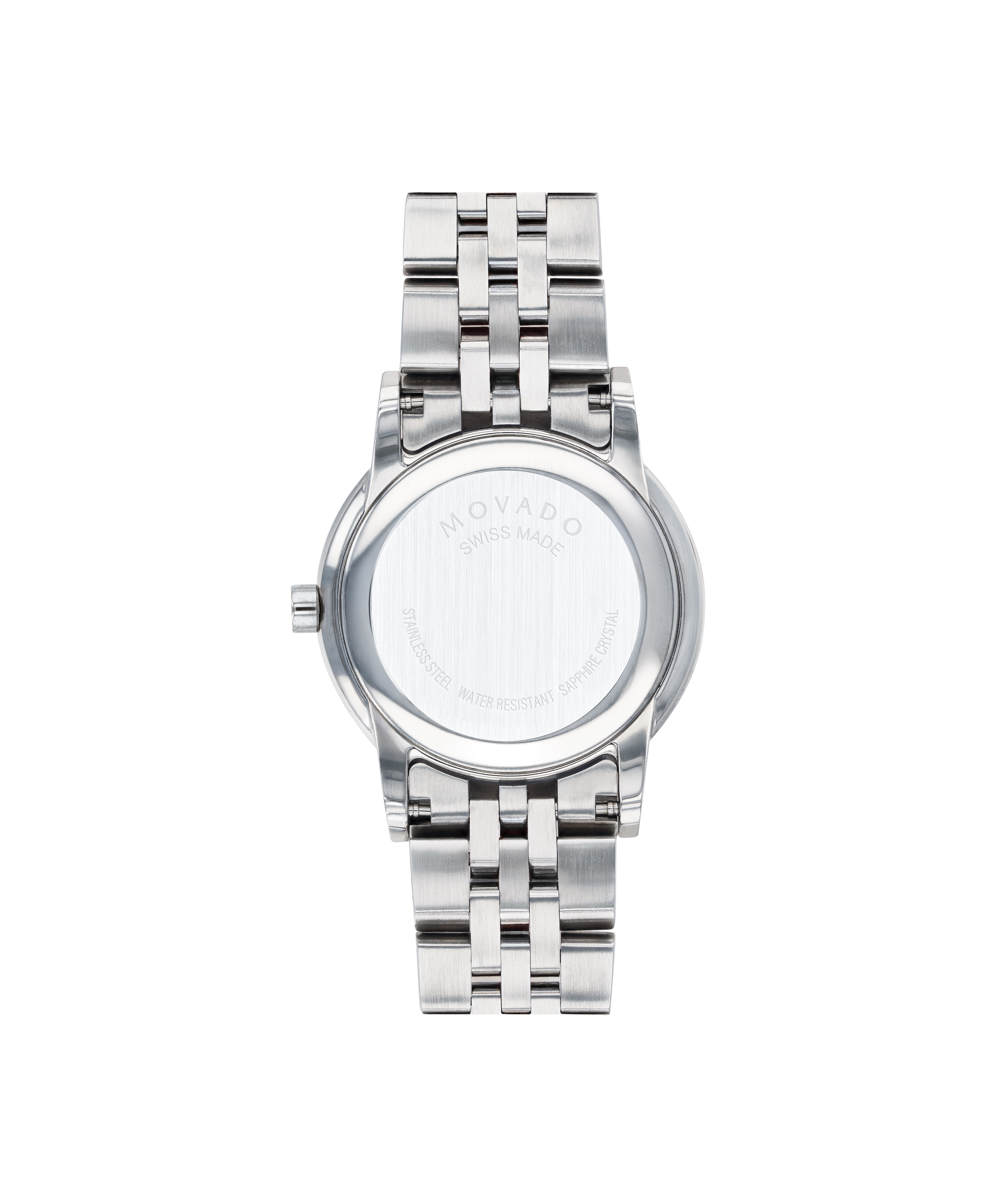 Movado Sapphire Silver Dial Steel Men's Watch 0607407